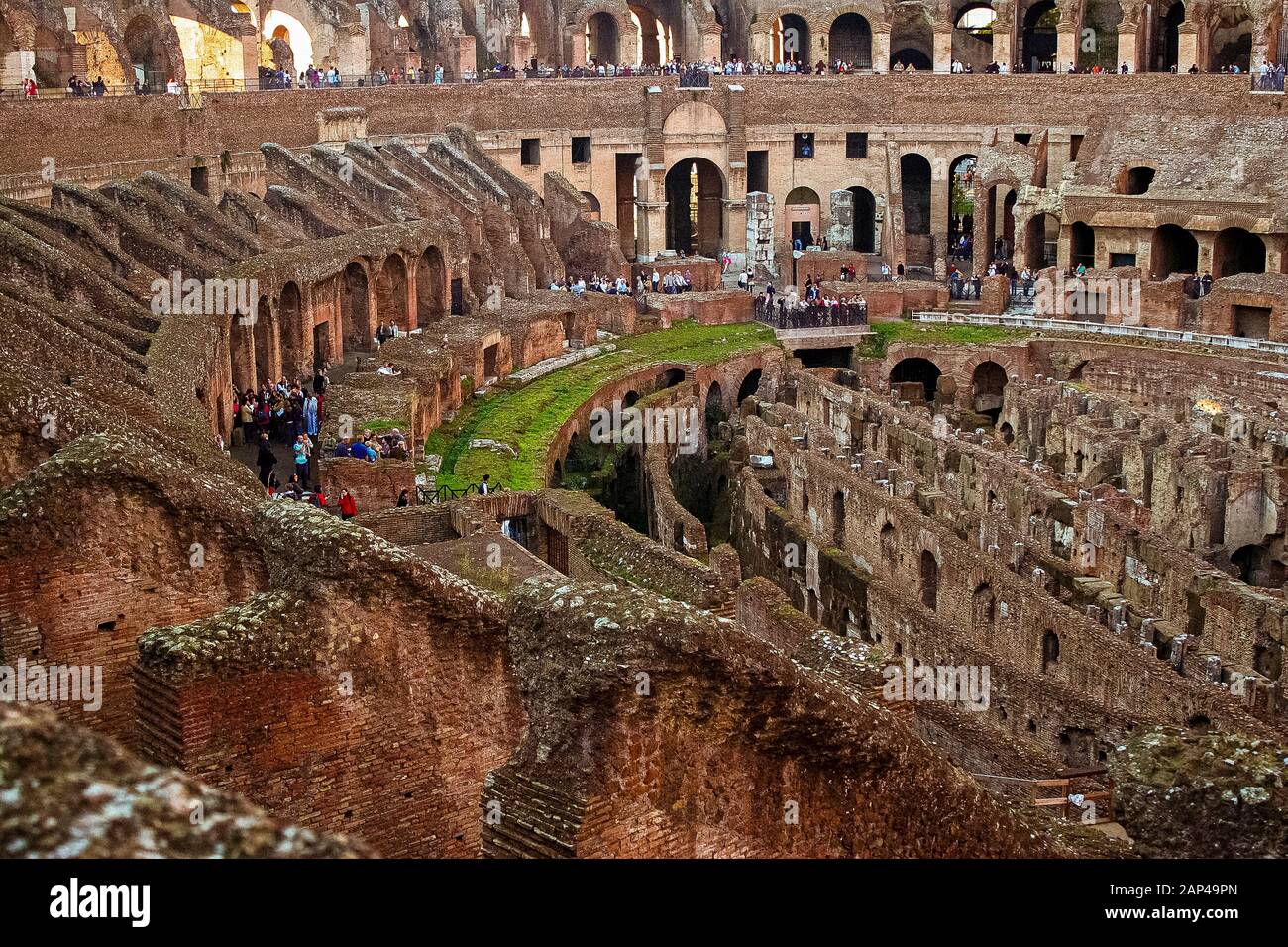 Italy Lazio Rome Coliseum Stock Photo