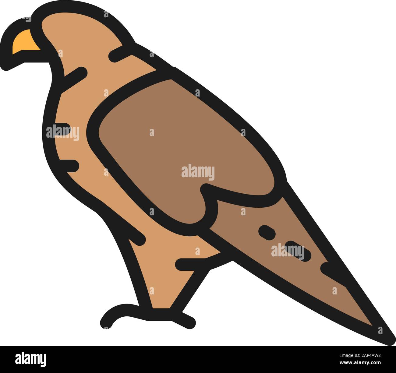 Falcon outline hi-res stock photography and images - Alamy
