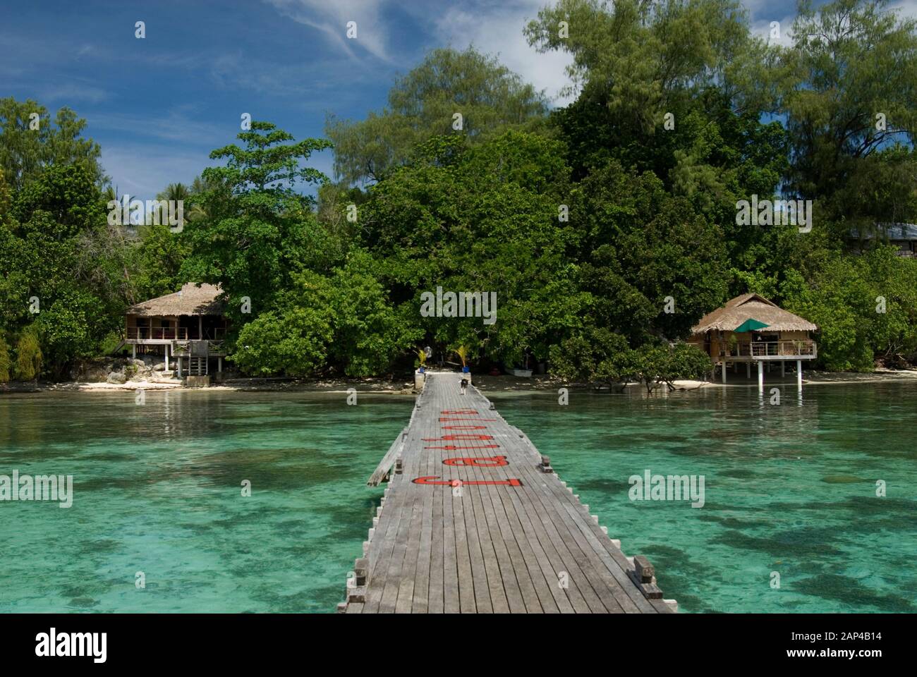Fatboys Resort, Gizo, Western Province, Solomon Islands Stock Photo