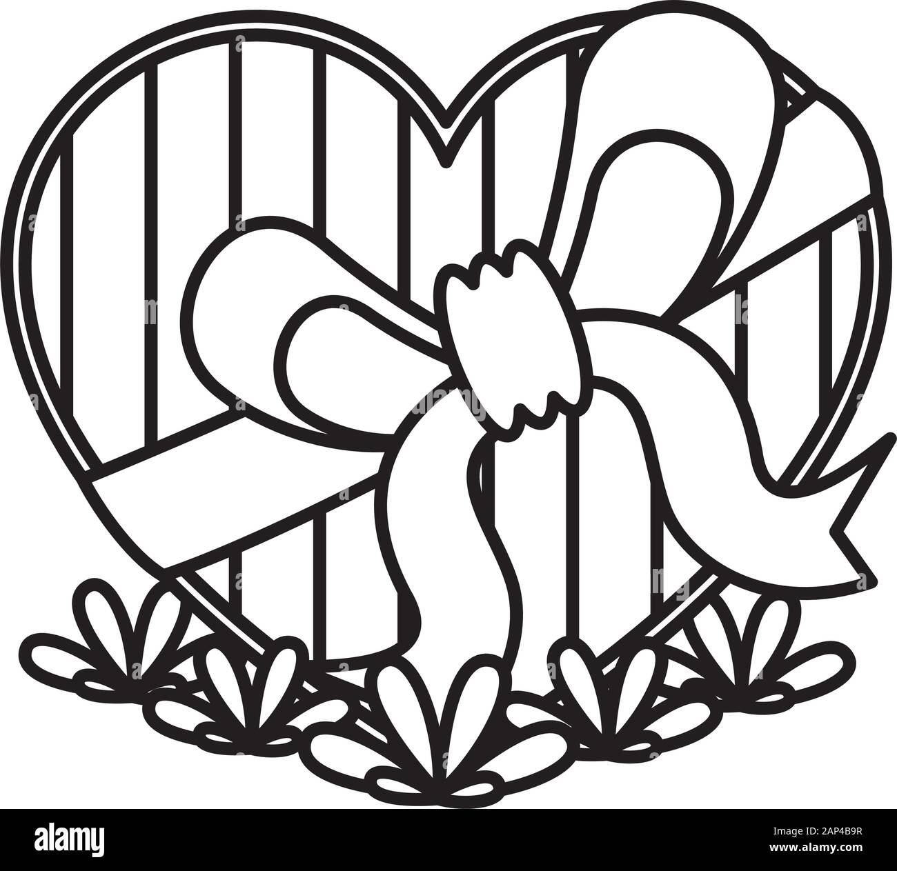 happy valentines day heart chocolate box Stock Vector Image & Art - Alamy