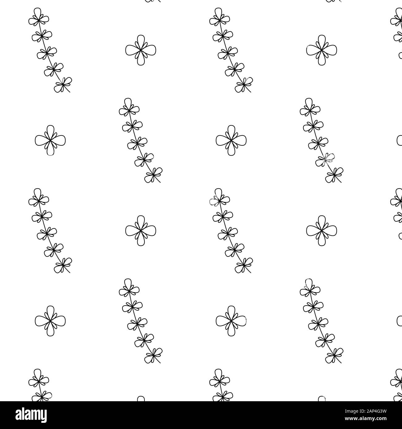 simple and beautiful seamless vector floral pattern with small flowers ...