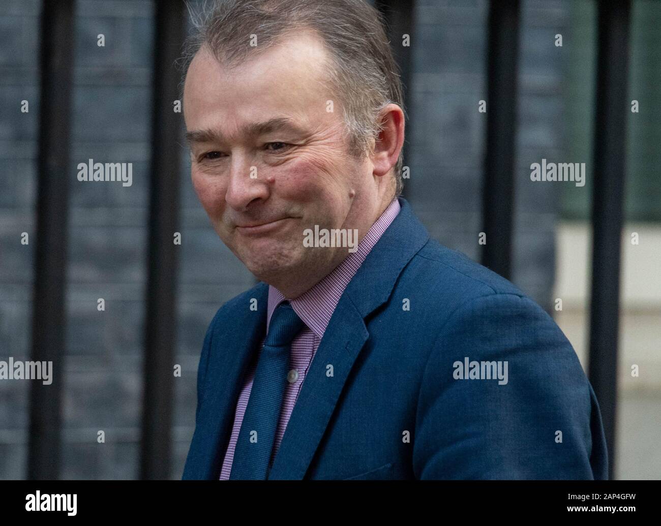 London, UK. 21st Jan, 2020. Simon Hart MP PC Welsh Secretray arrives at a Cabinet meeting at 10 Downing Street, London Credit: Ian Davidson/Alamy Live News Stock Photo