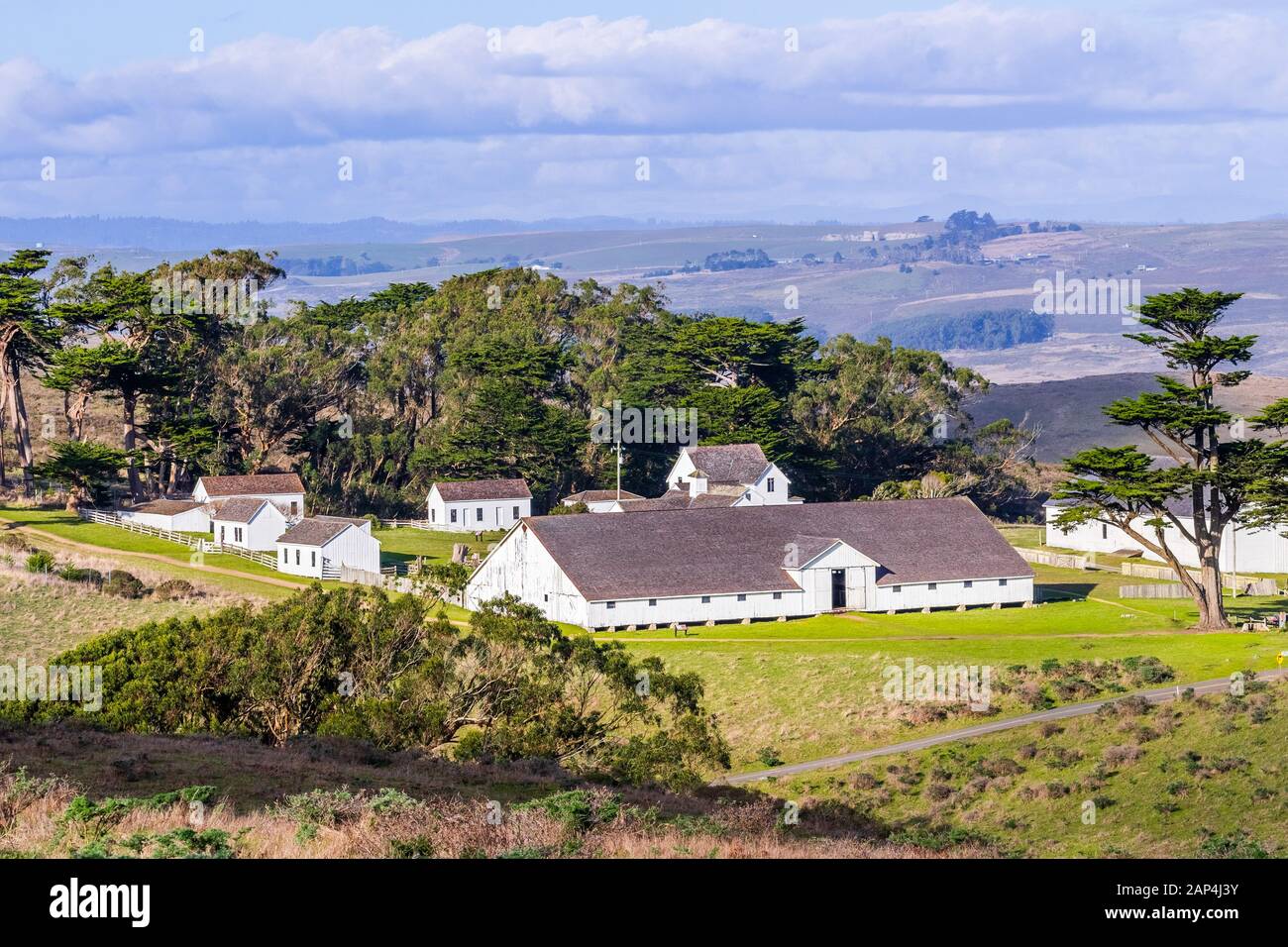 Historic Pierce Point Ranch, a former dairy ranch in operation for more