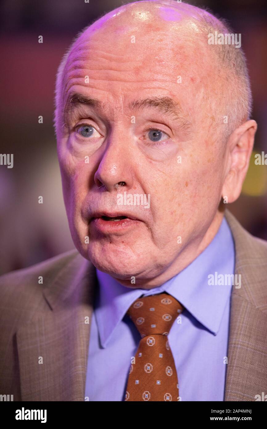 Labour MP Jack Dromey retaining his Erdington Birmingham seat at the General Election. Stock Photo