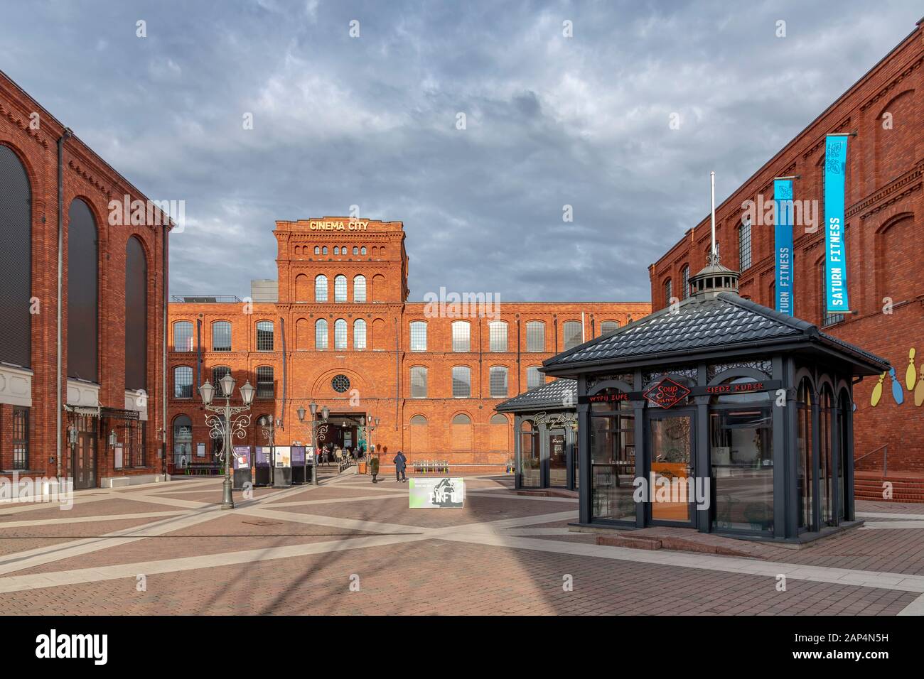 Manfaktura is massive shopping and entertainment centre using the