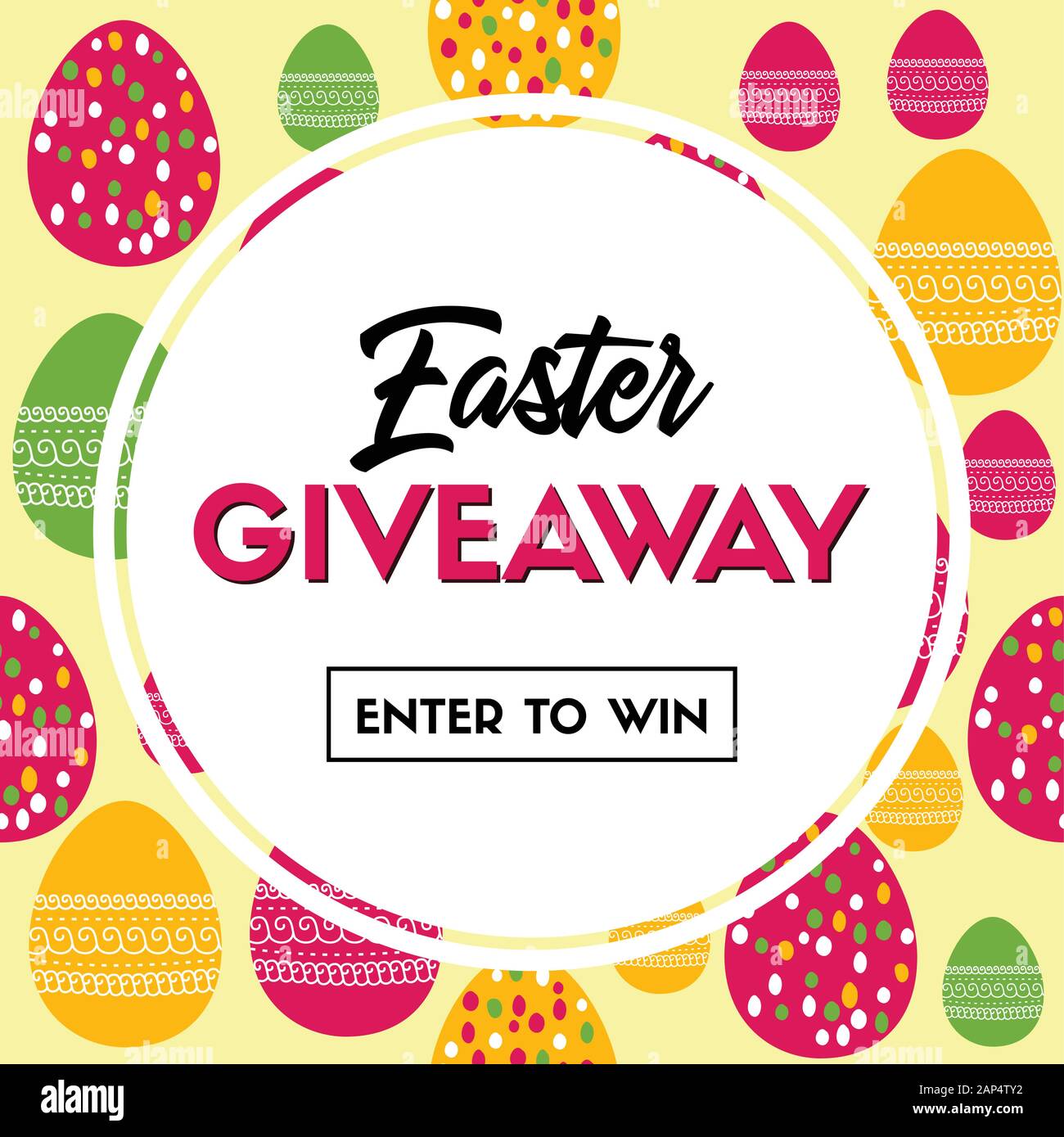 Social media contest giveaway and special offer Vector Image