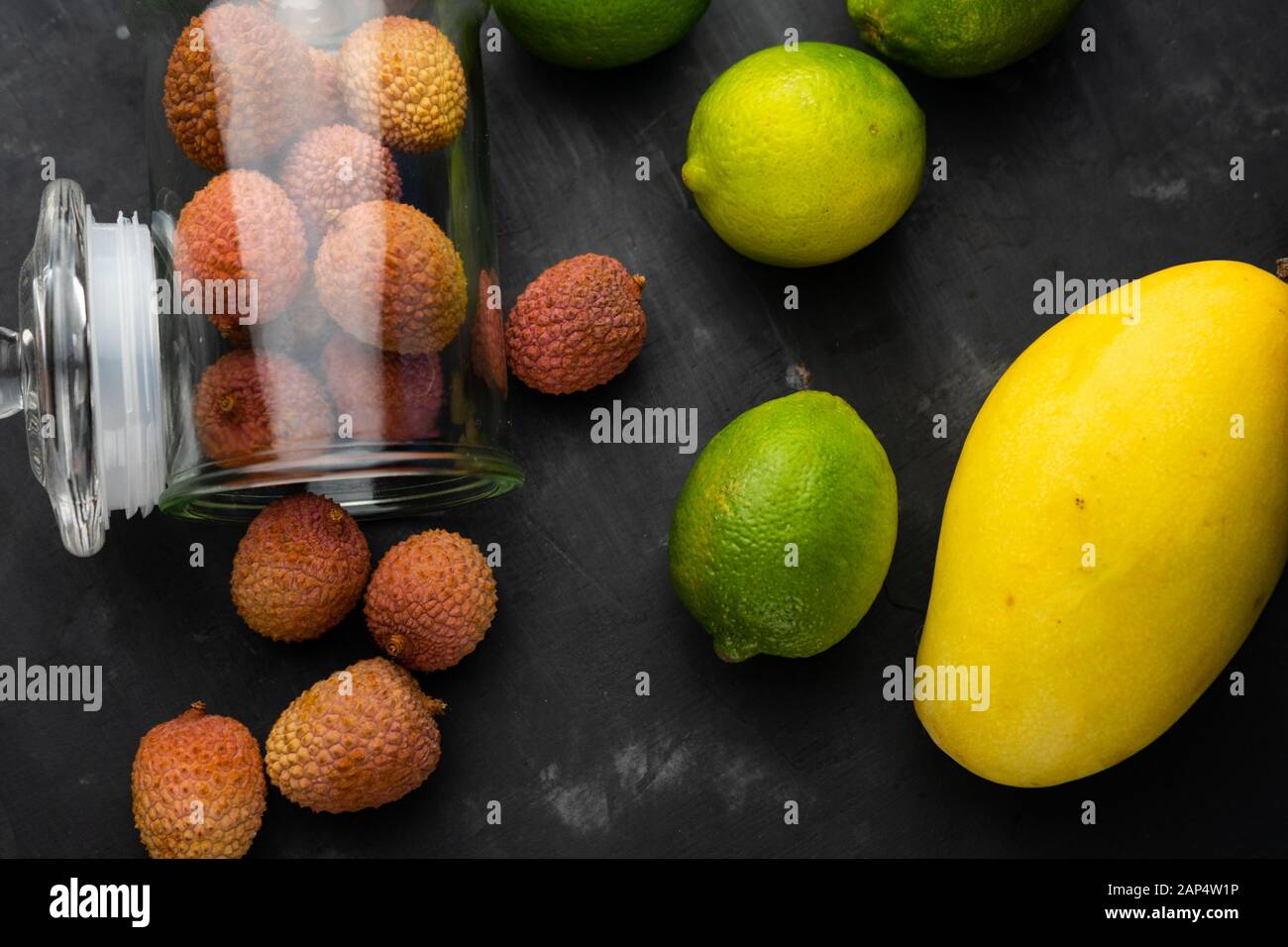 selective focus, tropical fruits from Asia Stock Photo - Alamy