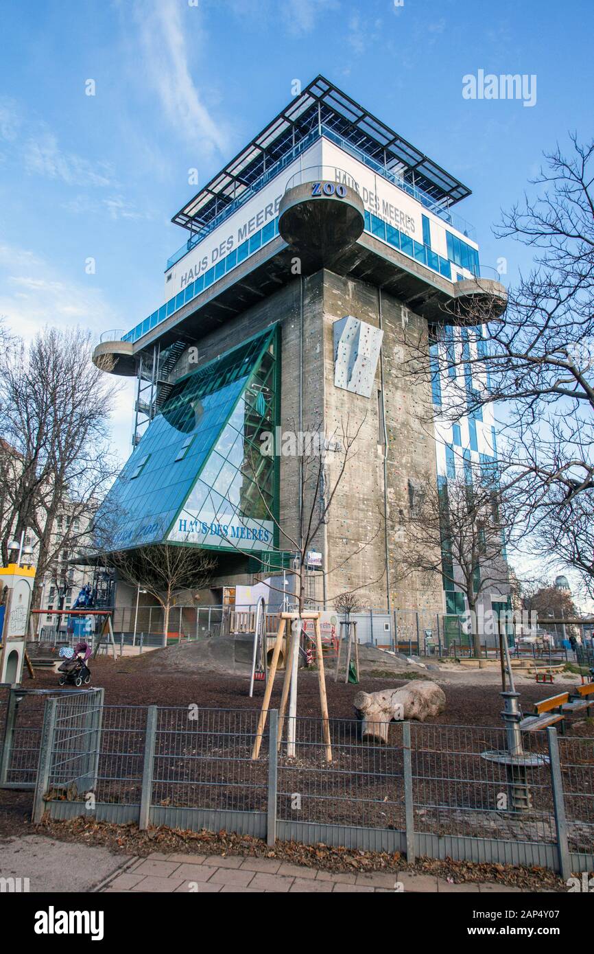 Haus Des Meeres Aquarium A Former German World War Two Anti