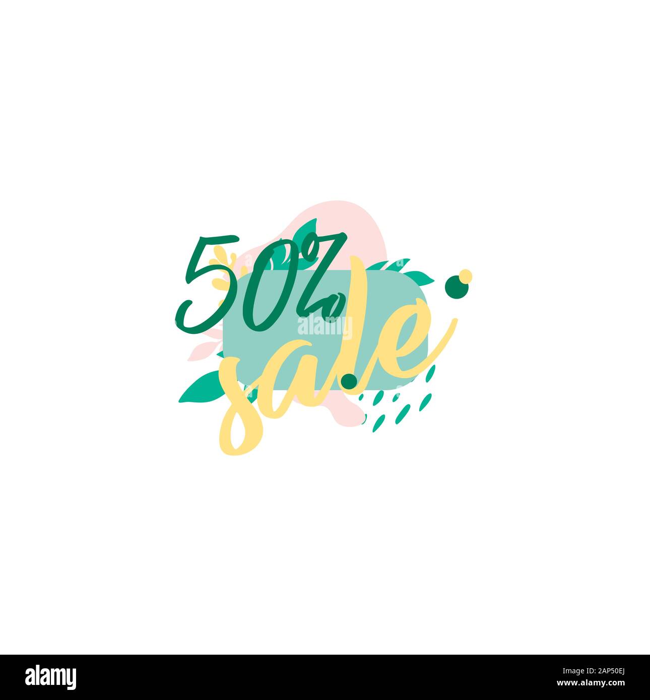 Vector template - discounts up to 50 isolated Stock Vector Image & Art ...