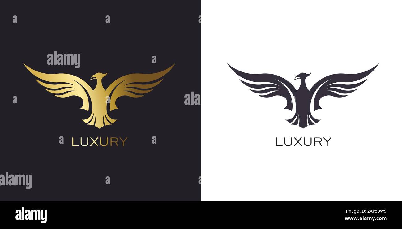Phoenix Gold Rising Logo Stylized Golden Firebird Stock Vector Image Art Alamy Phoenix Gold Rising Logo Stylized Golden Firebird Stock Vector Image Art Alamy