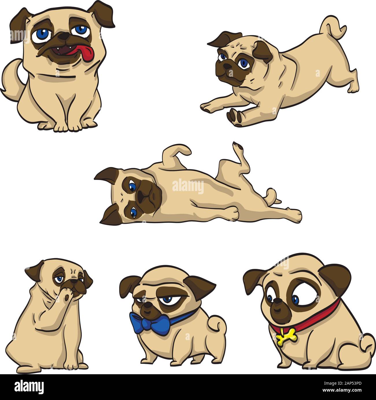 pug funny drawing cartoon dog at the white background Stock Vector Image & Art - Alamy pug funny drawing cartoon dog at the white background Stock Vector Image & Art - Alamy