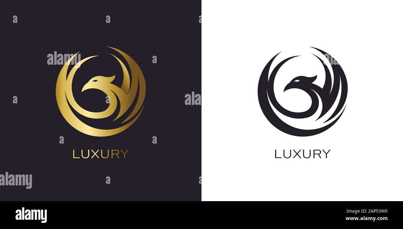 Phoenix Gold In Circle Logo Stylized Golden Flying Bird Stock Vector Image Art Alamy Phoenix Gold In Circle Logo Stylized Golden Flying Bird Stock Vector Image Art Alamy