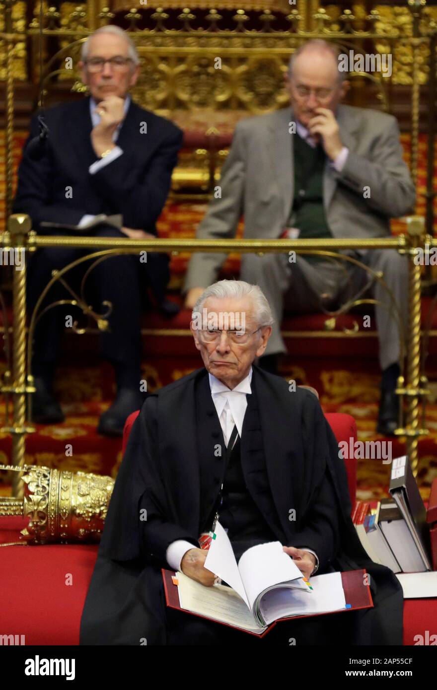 The Lord Speaker Lord Fowler Listens Inside House Lords Hi Res Stock The Lord Speaker Lord Fowler Listens Inside House Lords Hi Res Stock