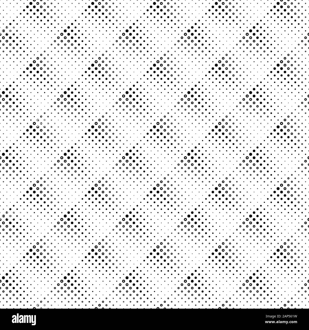 Seamless geometrical circle pattern background - black and white ...
