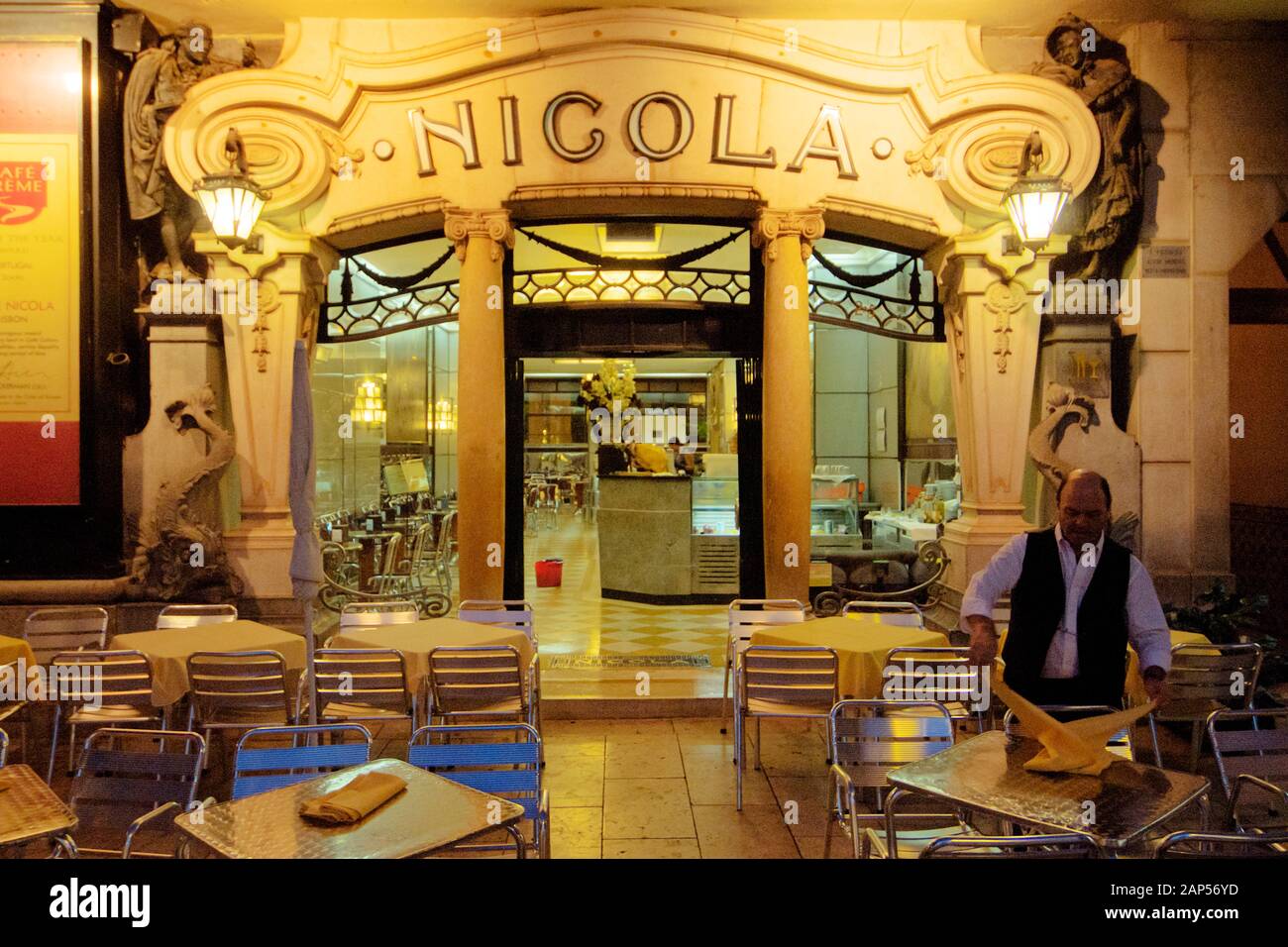 Famous and exclusive Cafe Nicola has been open since the 18th century