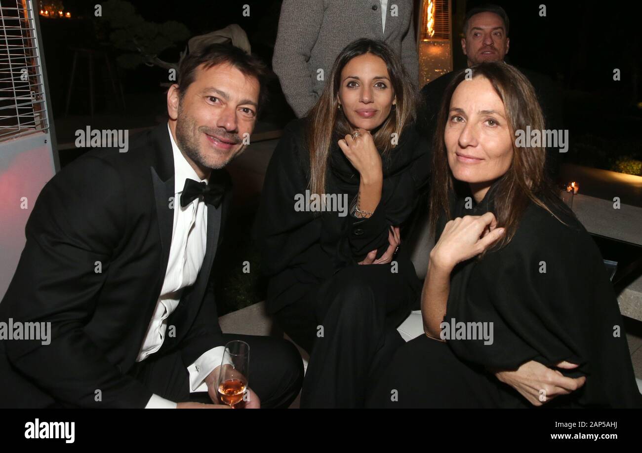 BEVERLY HILLS, CA - JANUARY 20: Claudia Gerini, Alessandro Del Piero, at the 2020 Filming Italy After Party at Eugenio Lopez's Residence in Beverly Hills, California on January 20, 2020. Credit: Faye Sadou/MediaPunch Stock Photo