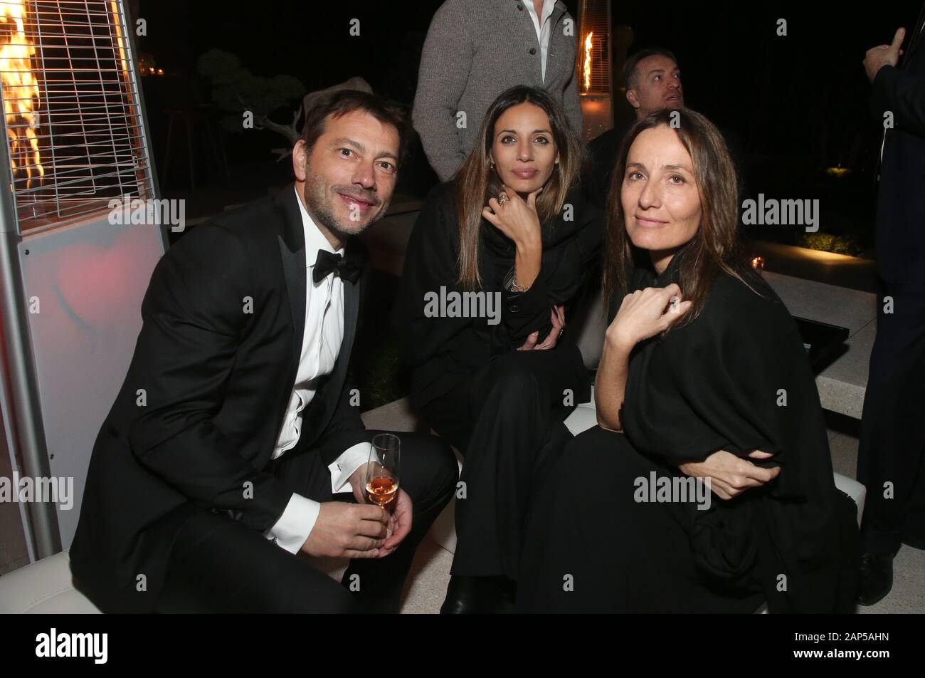 BEVERLY HILLS, CA - JANUARY 20: Claudia Gerini, Alessandro Del Piero, at the 2020 Filming Italy After Party at Eugenio Lopez's Residence in Beverly Hills, California on January 20, 2020. Credit: Faye Sadou/MediaPunch Stock Photo