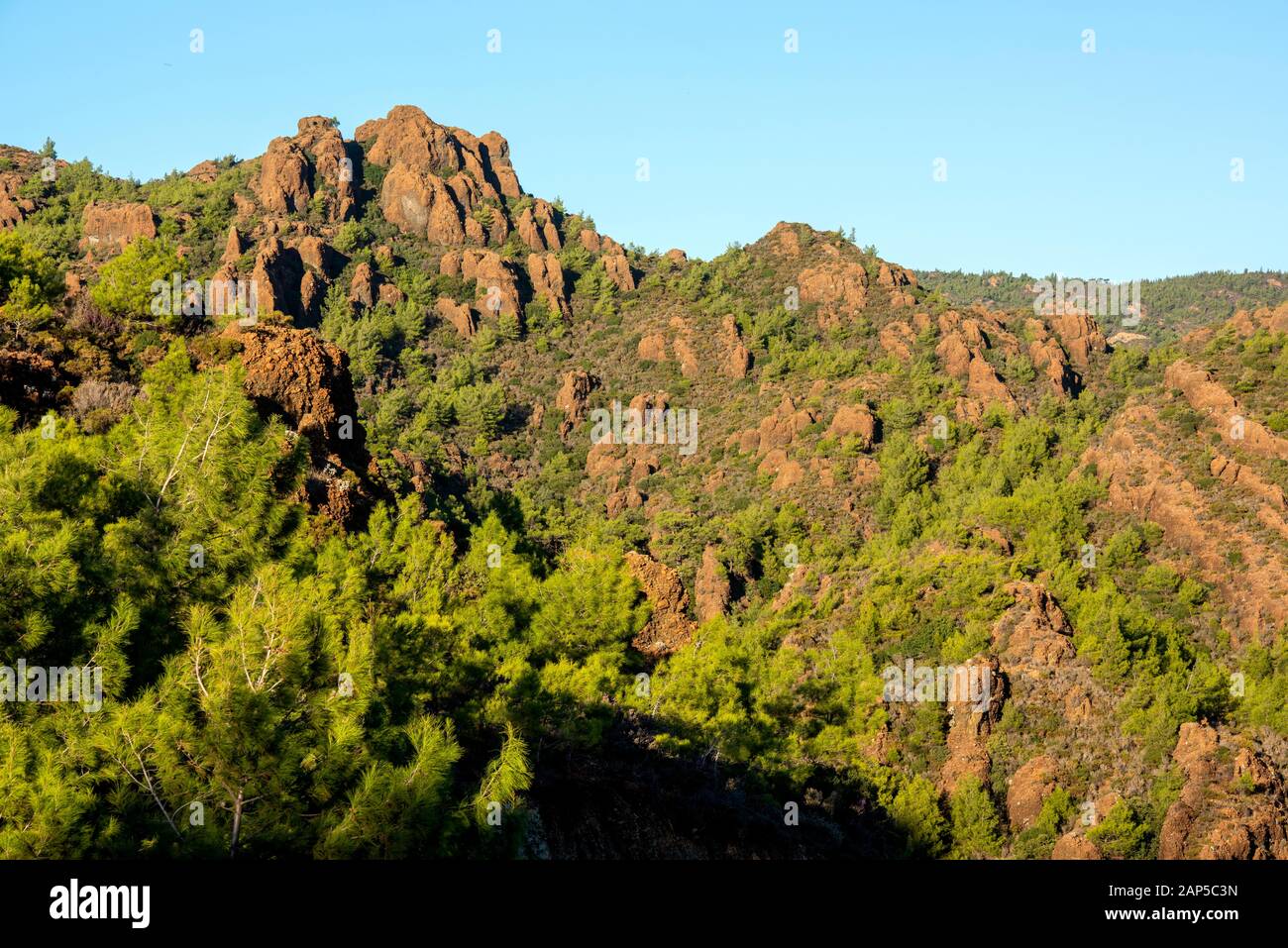 Asien Turkei Provinz Mugla Resadiye Halbinsel Datca Halbinsel Gebirgslandschaft Stock Photo Alamy