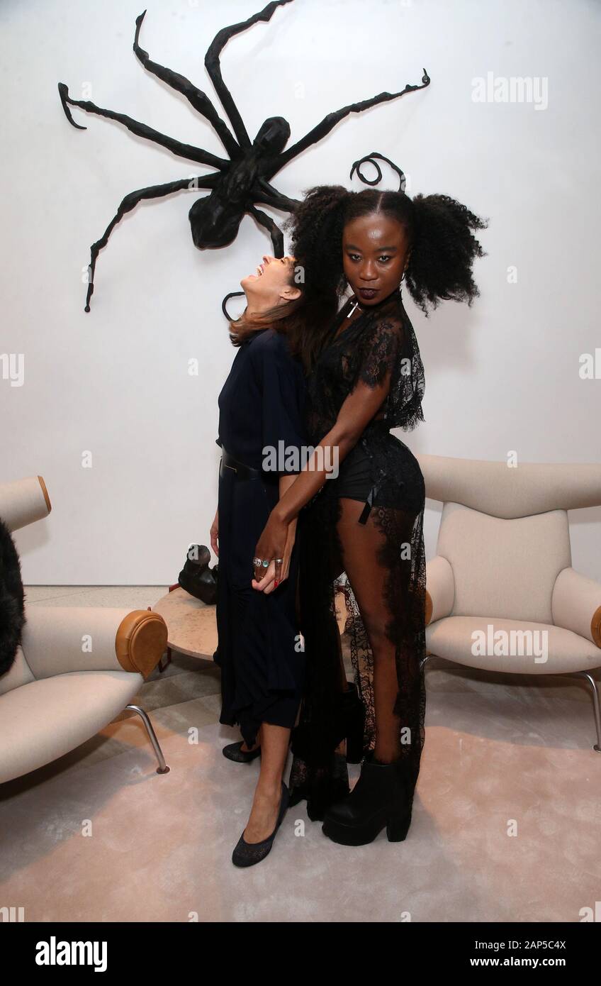 Beverly Hills, Ca. 20th Jan, 2020. Chelsea Winstanley, Nana Ghana, at the 2020 Filming Italy After Party at Eugenio Lopez's Residence in Beverly Hills, California on January 20, 2020. Credit: Faye Sadou/Media Punch/Alamy Live News Stock Photo