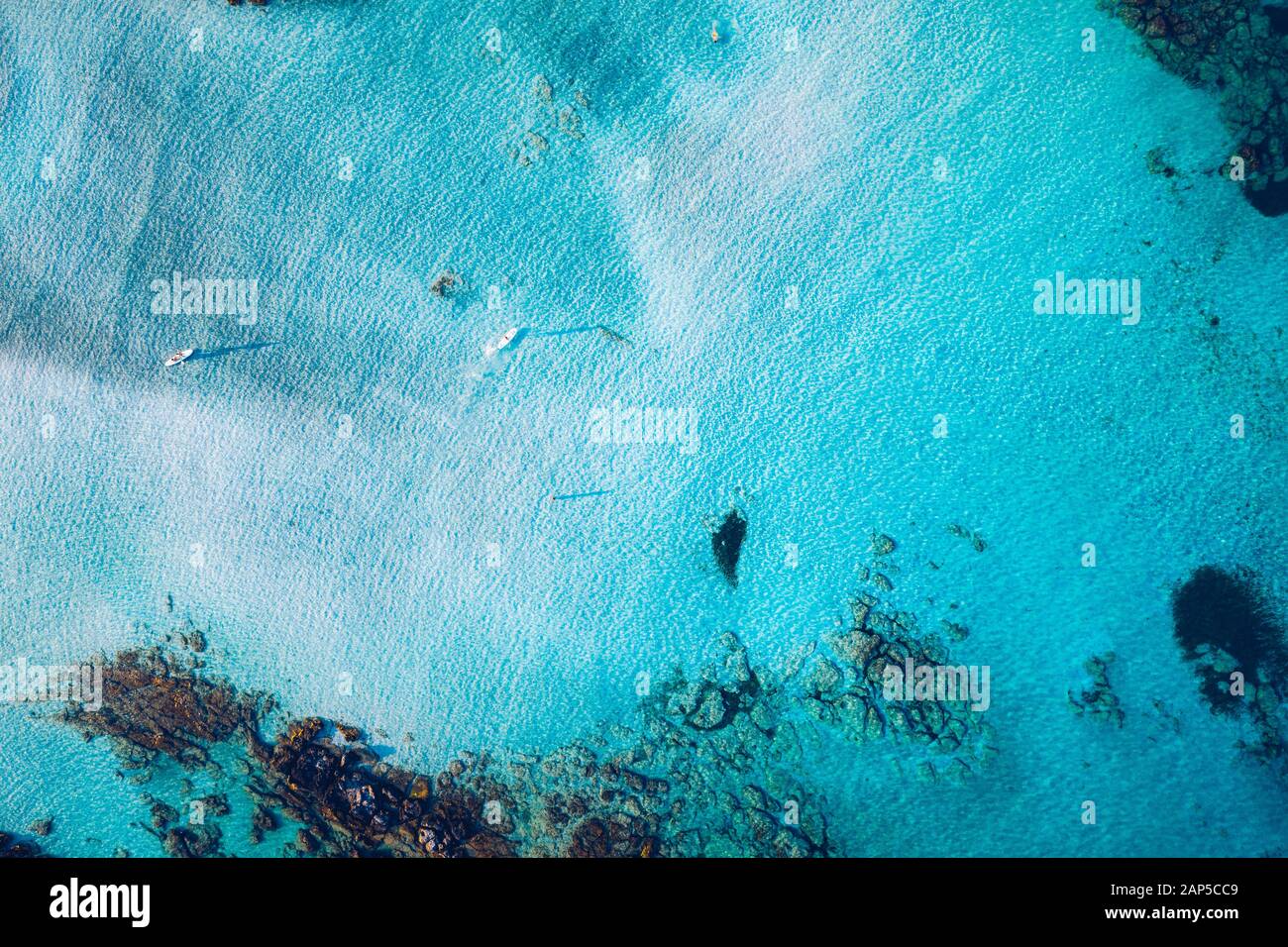 Kayaking in the sea with clear turquoise water. Kayaking, leisure