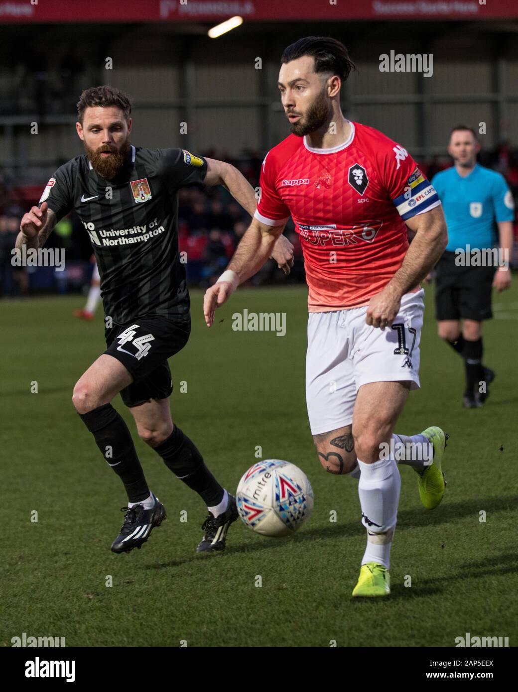 Richie Towell. Salford City FC. Stock Photo