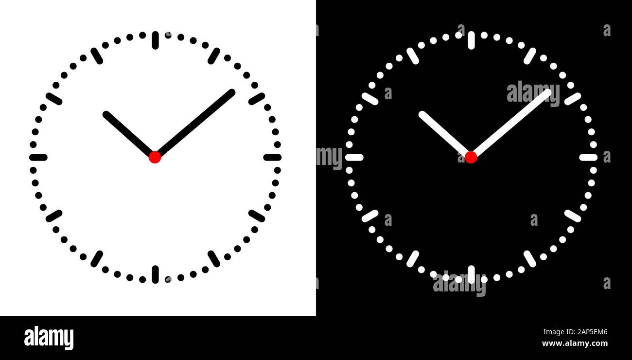 Simple clock face hi-res stock photography and images - Alamy