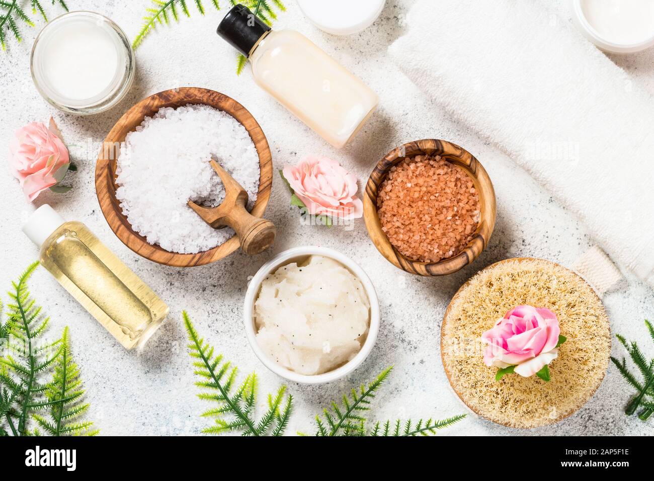Natural cosmetic product, wellness and spa product. Stock Photo