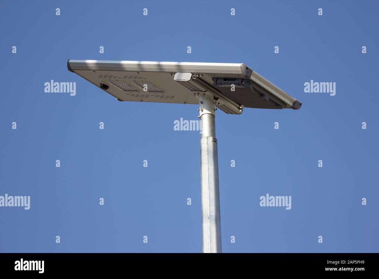 Small solar cell for road light Stock Photo - Alamy