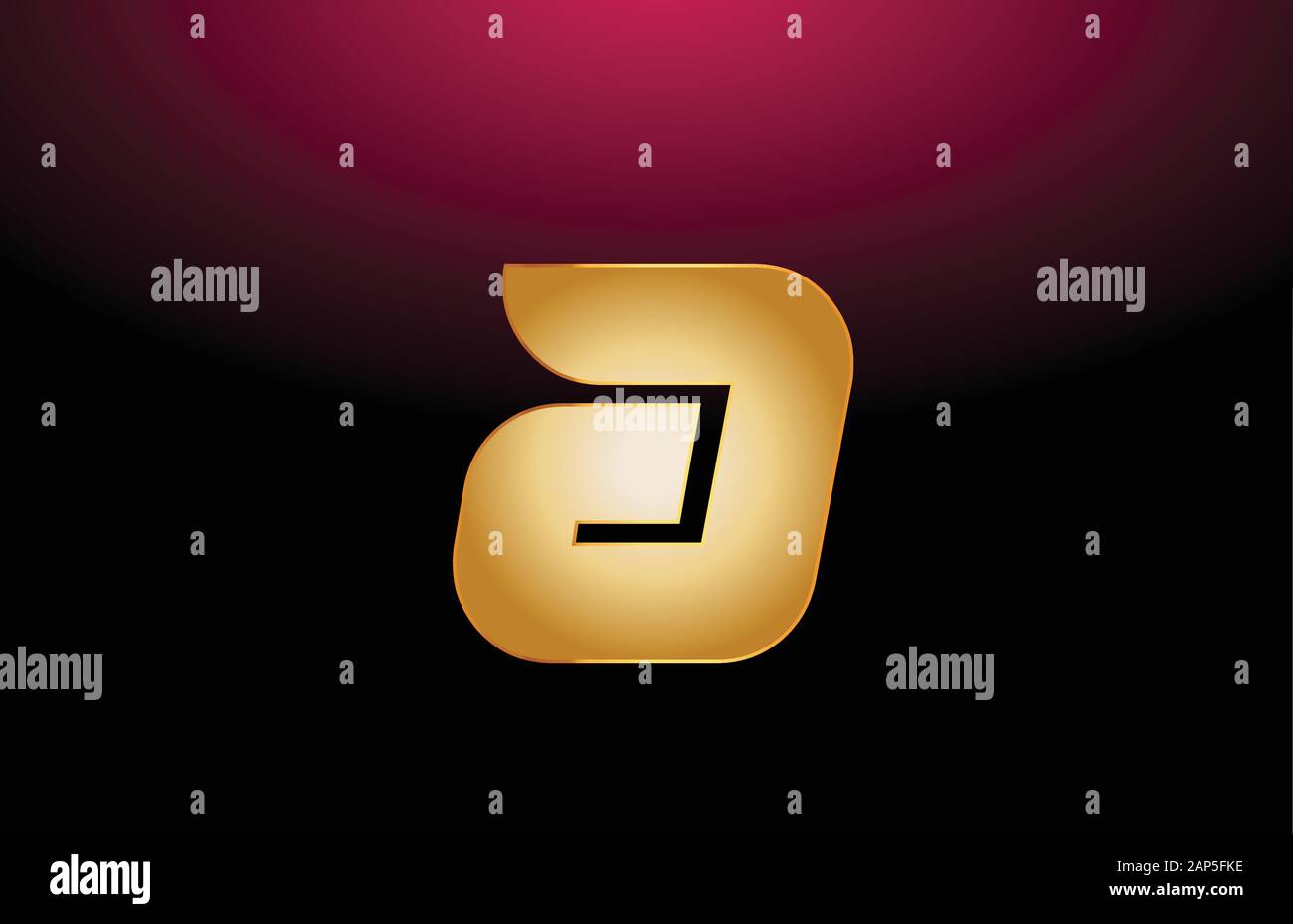gold golden metal alphabet letter A logo company icon design. Suitable ...