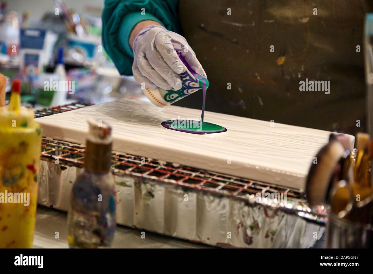 Artist and art supplies Stock Photo Alamy
