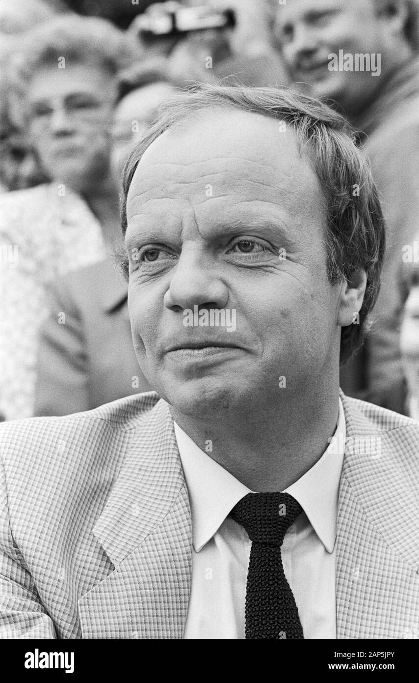 Volker Lange deutscher Politiker in Hamburg, Deutschland um 1984. German politician Volker Lange at Hamburg,  Germany around 1984. Stock Photo