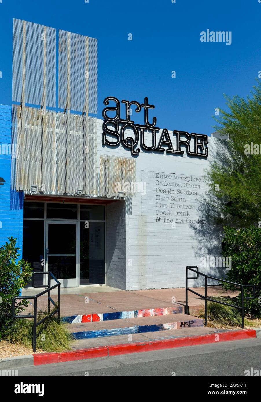 Las Vegas Arts District, Arts Square Stock Photo