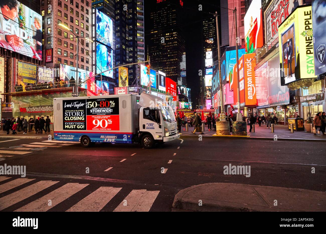 Times Square New York Stock Photo