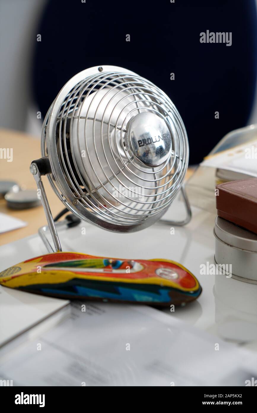 Table Fan, detail Stock Photo Alamy