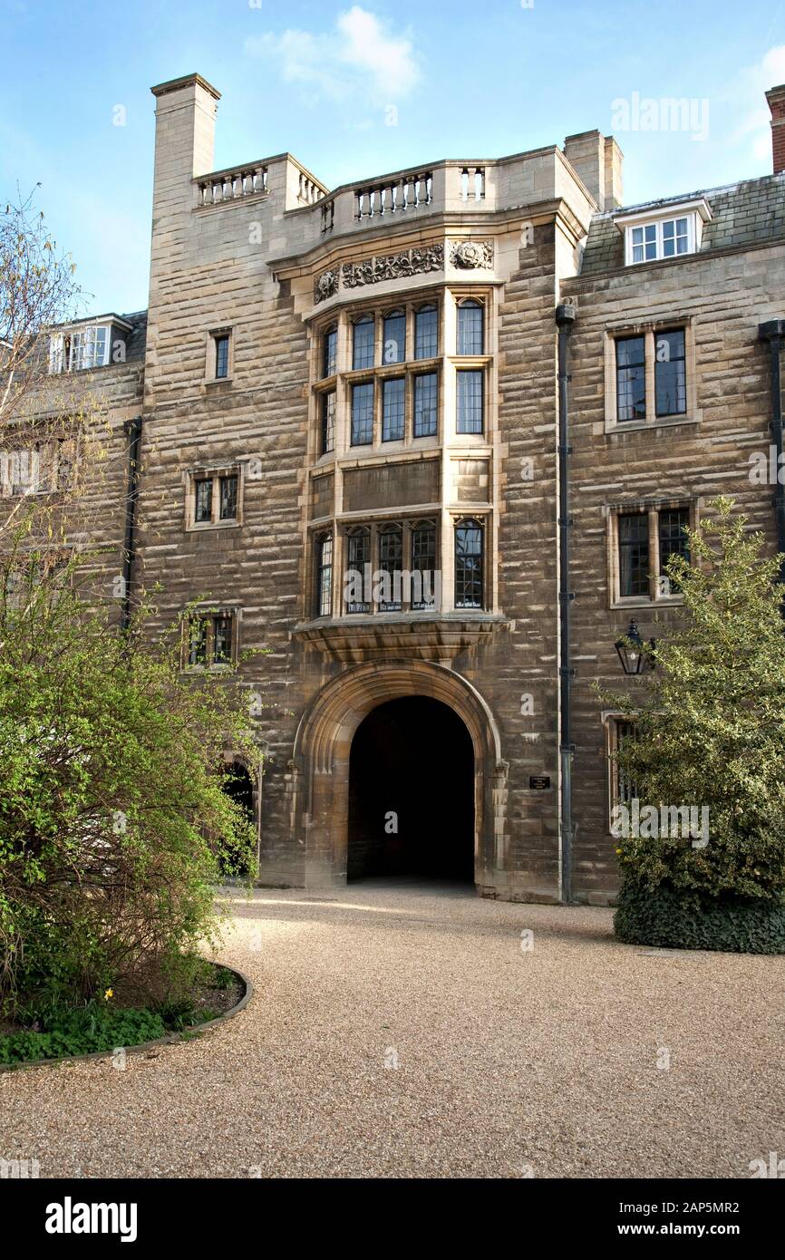 Webb's; court; Webb's building at Kings College, Cambridge, England Stock Photo