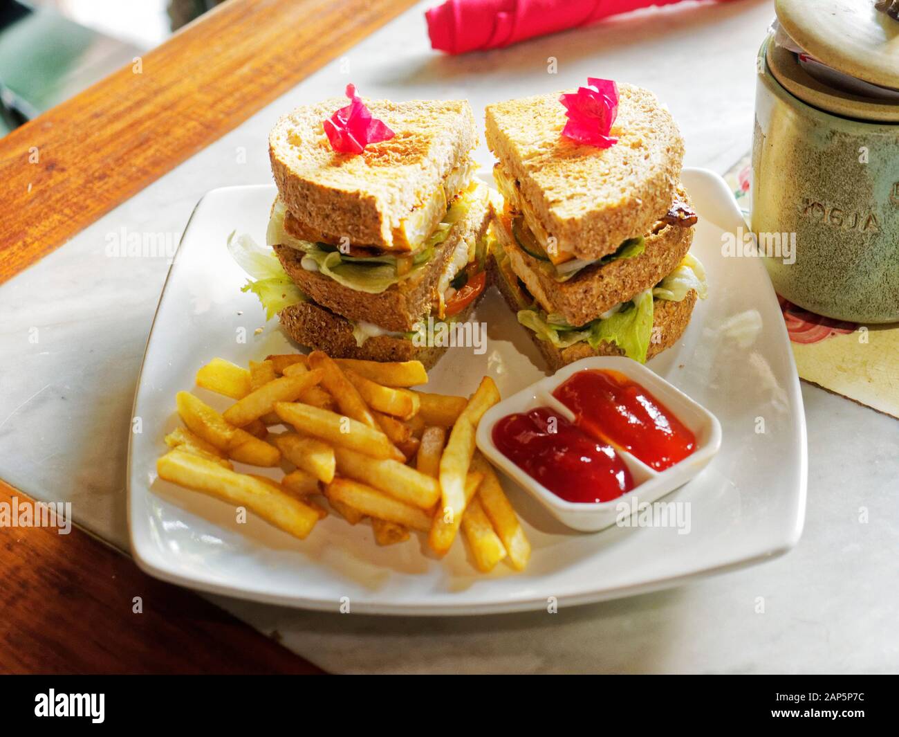 Traditional lunch, Yogyakarta, Jawa, Indonesia , Asia Stock Photo Alamy
