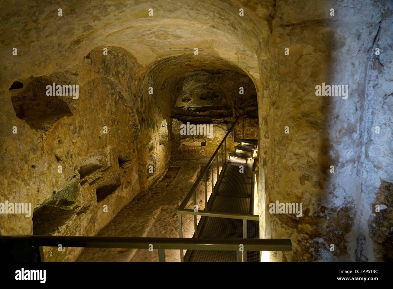St. Paul’s Catacombs, St. Agatha Street, Rabat, Malta Island Stock ...