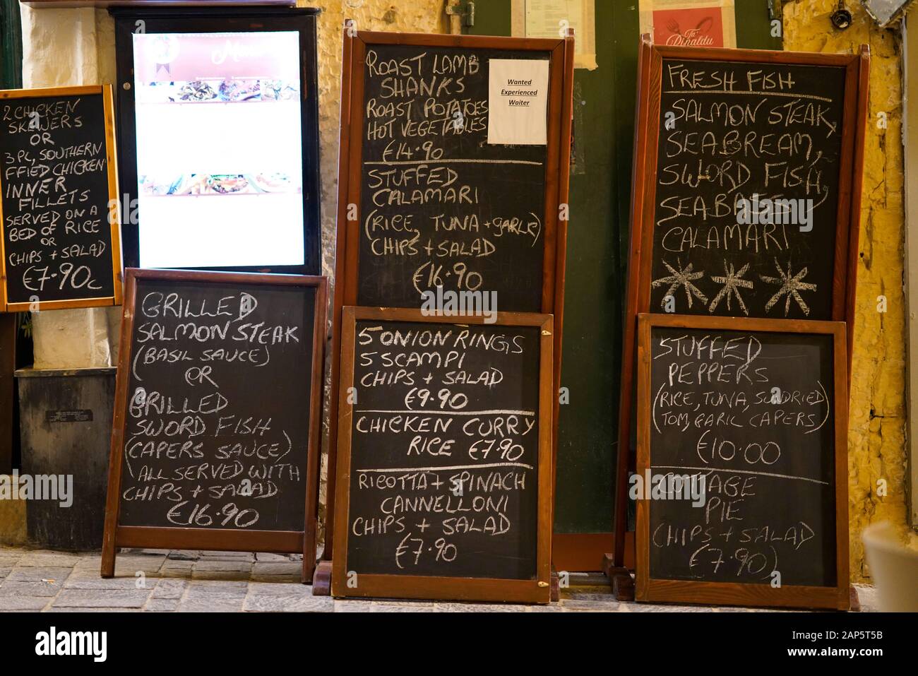 Street food, Malta Island Stock Photo - Alamy