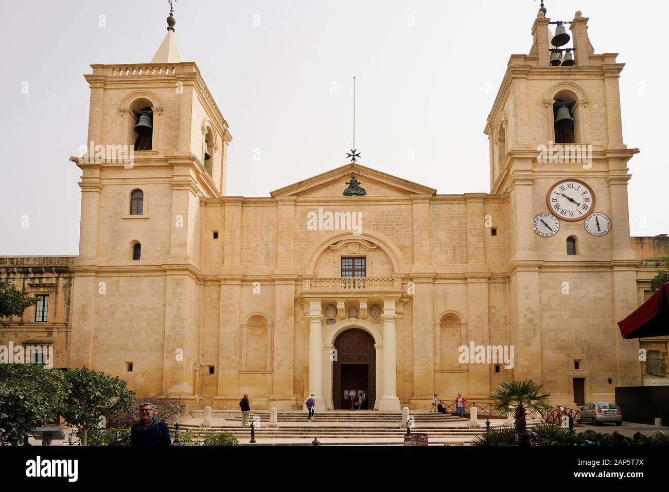 Saint John's Co-Cathedral,  La Valletta, Malta Island Stock Photo