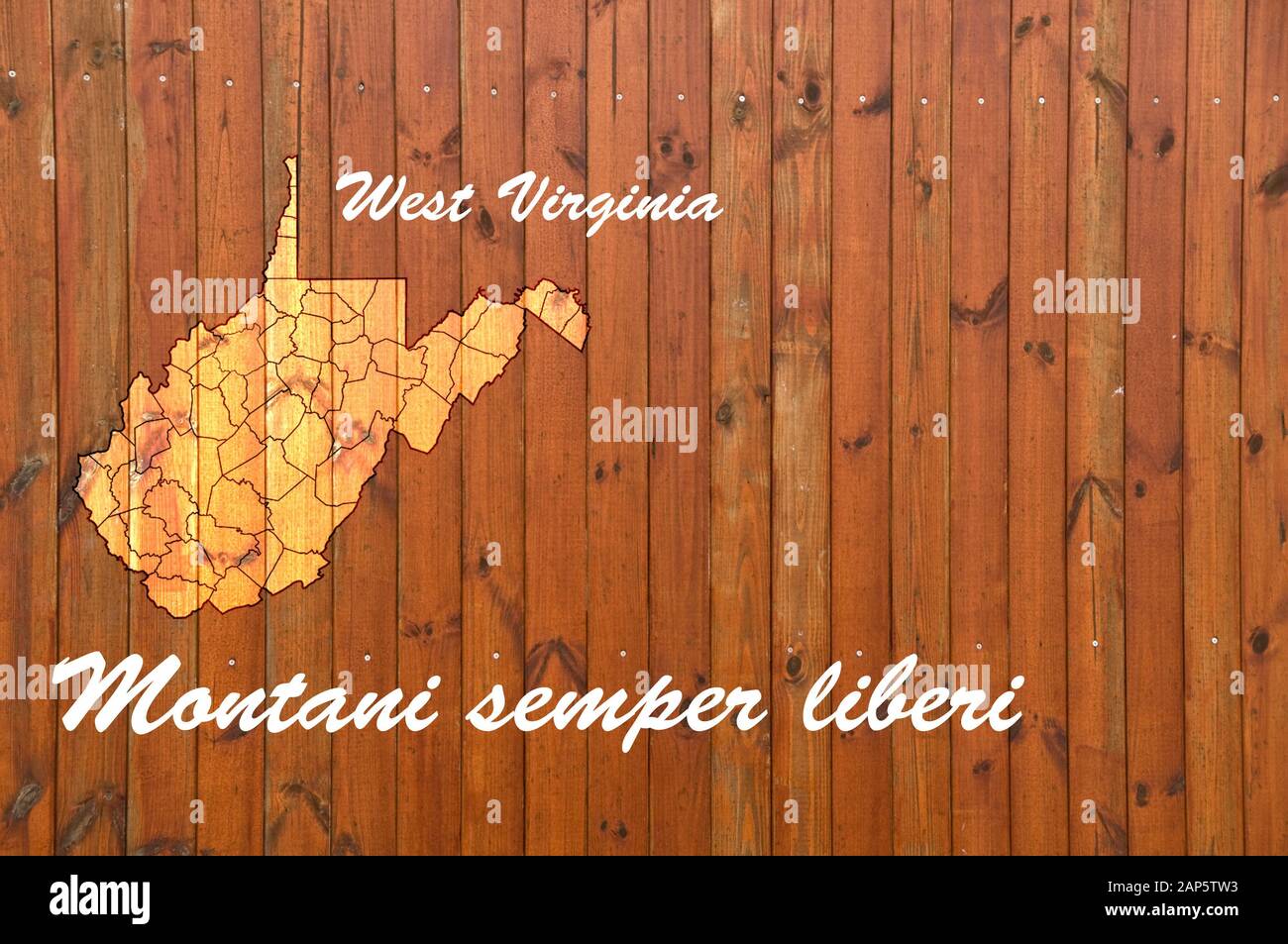 West Virginia motto Stock Photo Alamy
