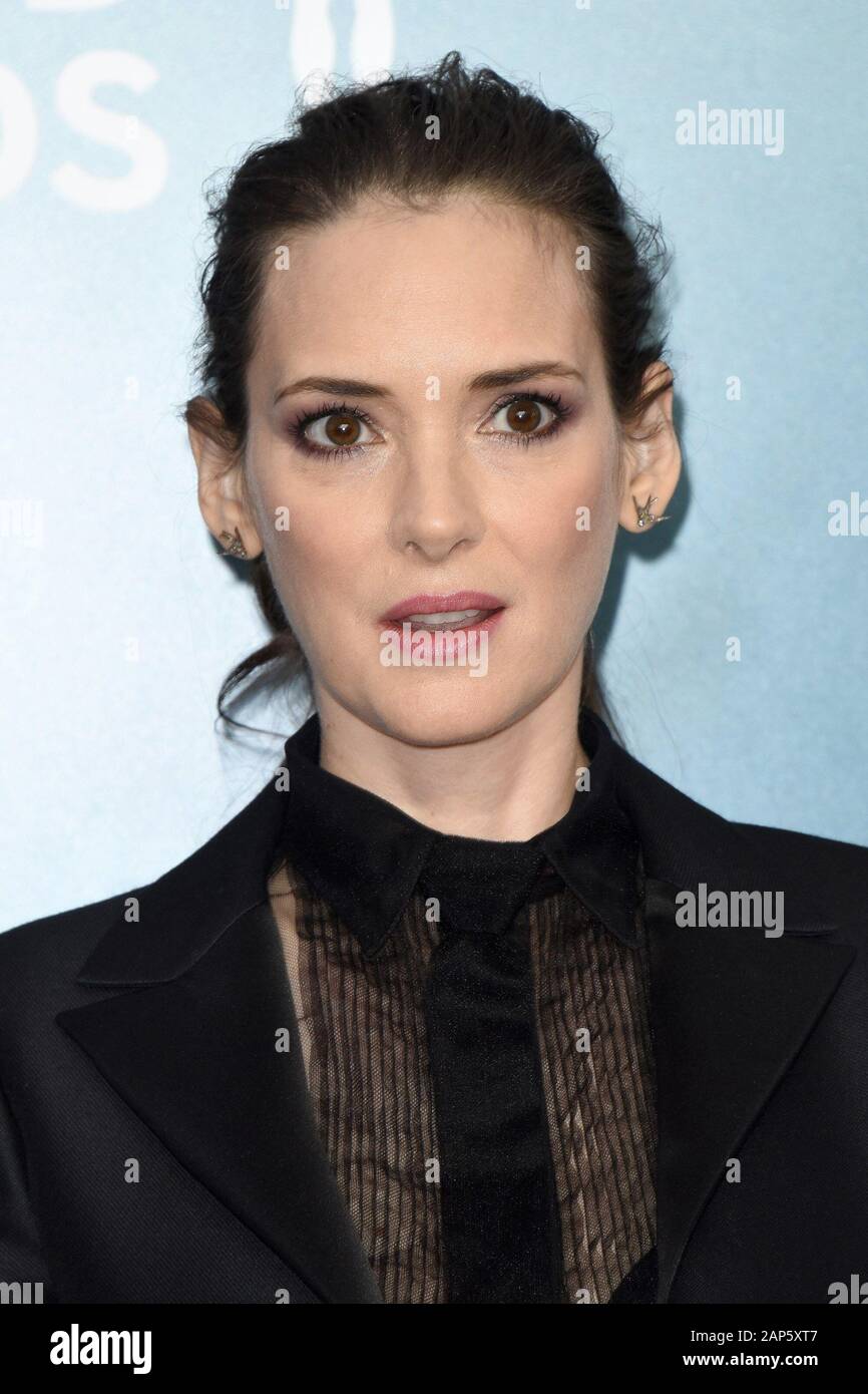 Winona Ryder at arrivals for 26th Annual Screen Actors Guild Awards