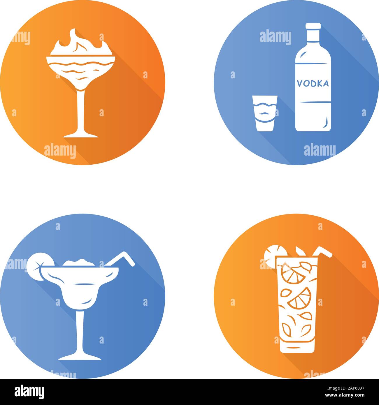 Drink Drinks Beverage Beverages Mix Stock Vector Images Alamy