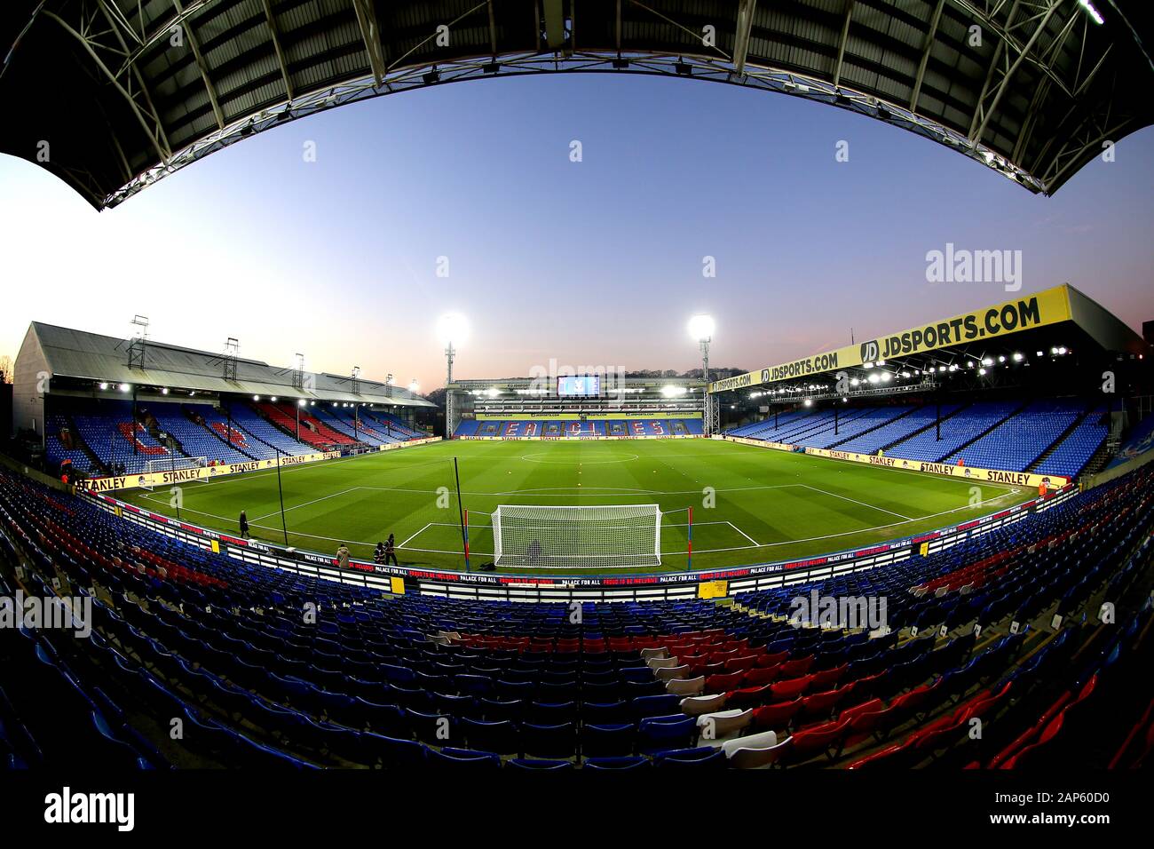 A general view of the pitch at selhurst park hires stock photography