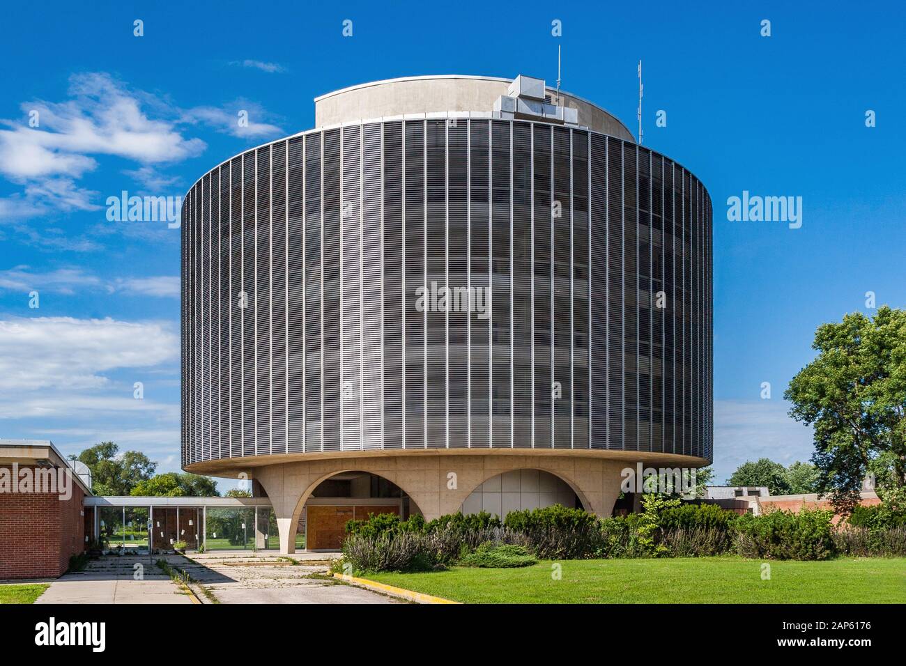 Elgin State Hospital designed by Bertrand Goldberg Stock Photo Alamy