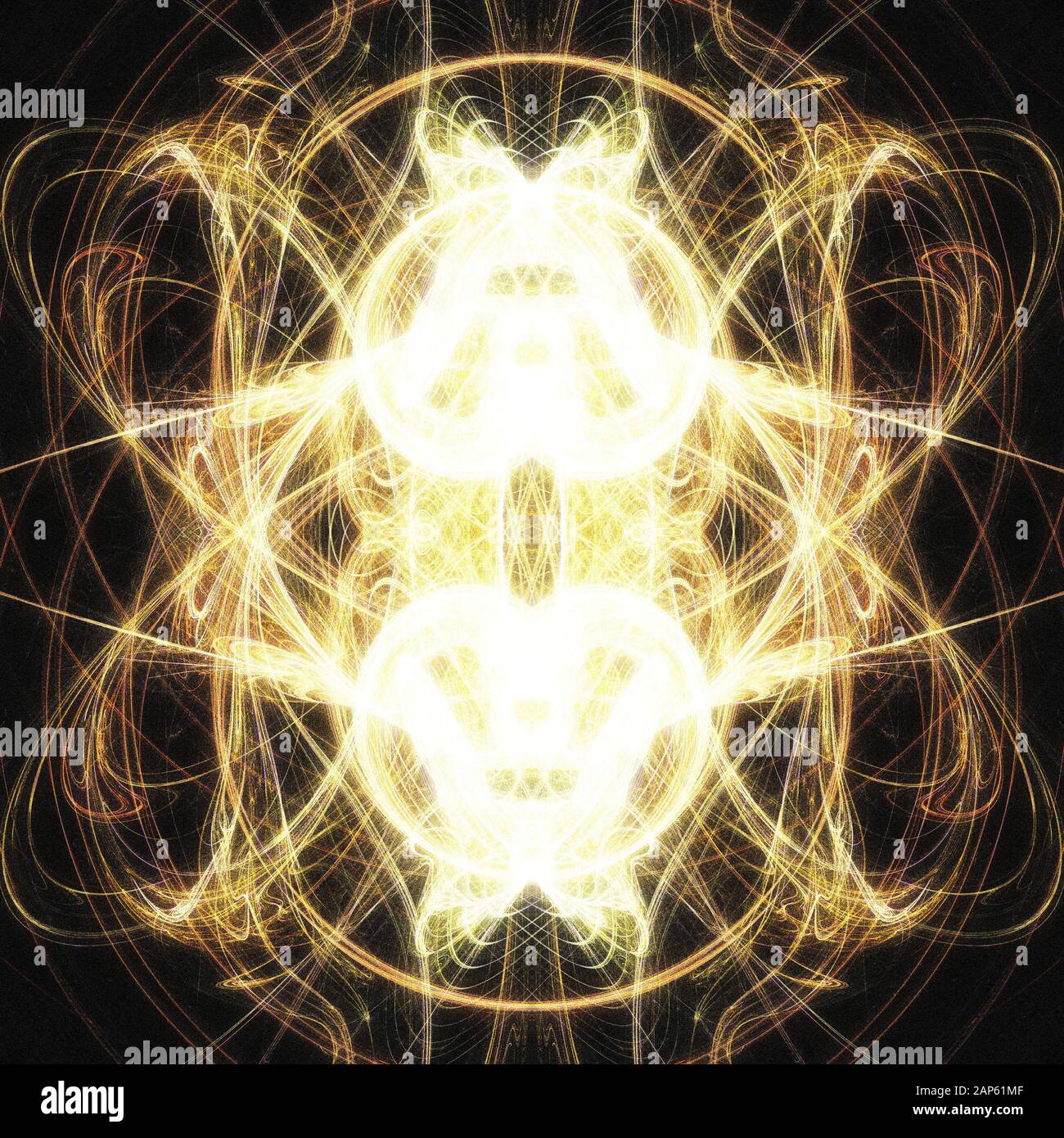 Digital Illustration of a Fractal Stock Photo - Alamy