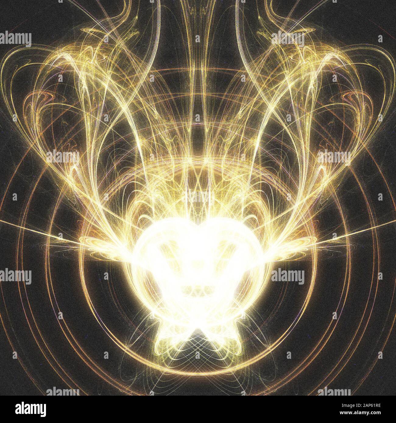 Digital Illustration of a Fractal Stock Photo - Alamy