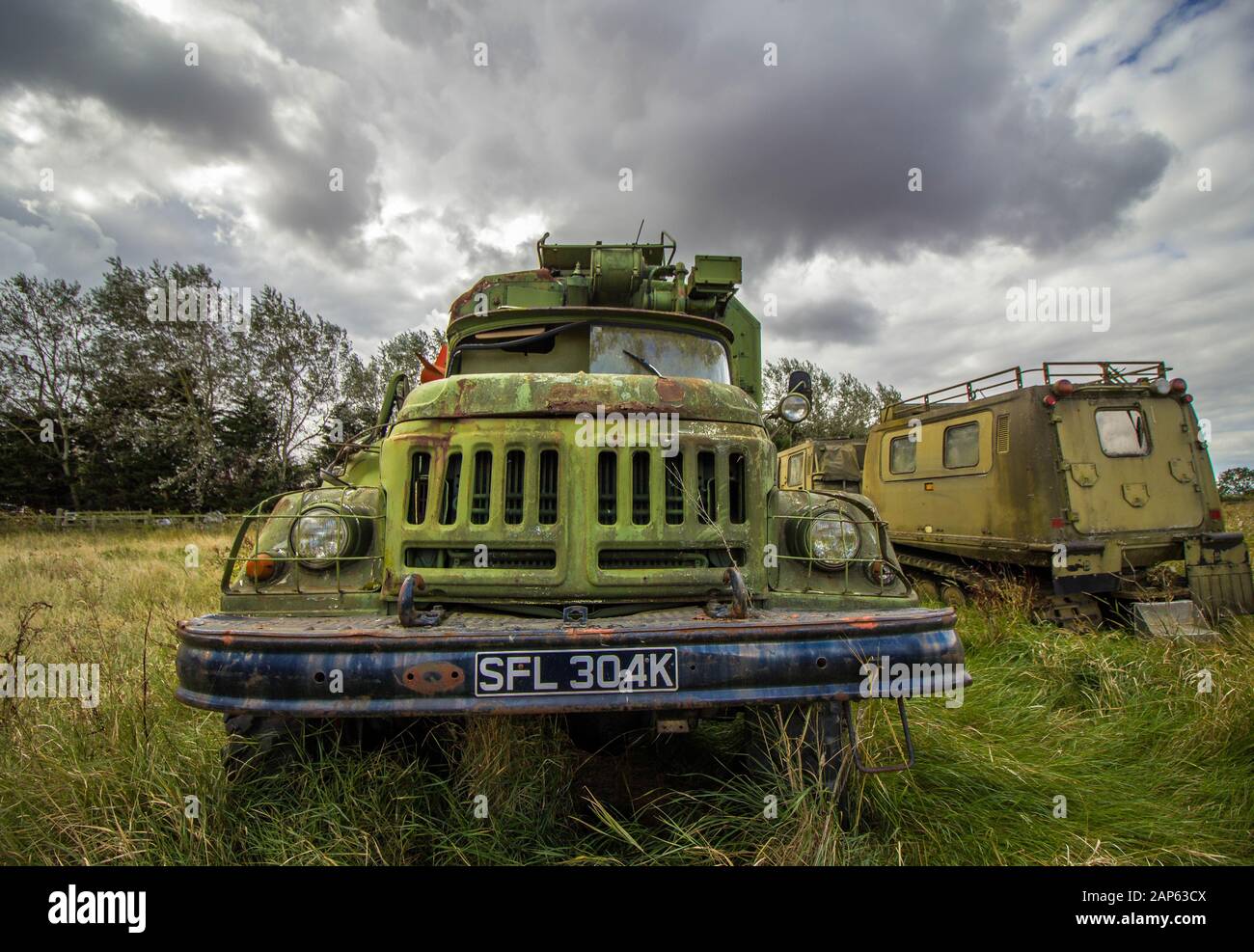 Abandoned military vehicles hi-res stock photography and images - Alamy