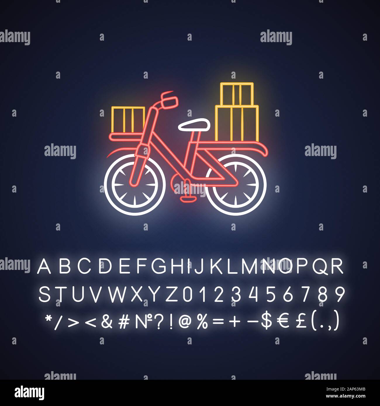 Postal cycle Stock Vector Images - Alamy