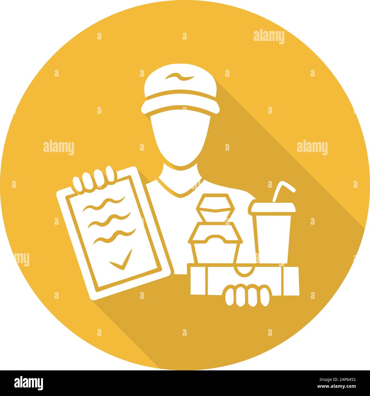 Takeaway restaurant parcel Stock Vector Images - Alamy