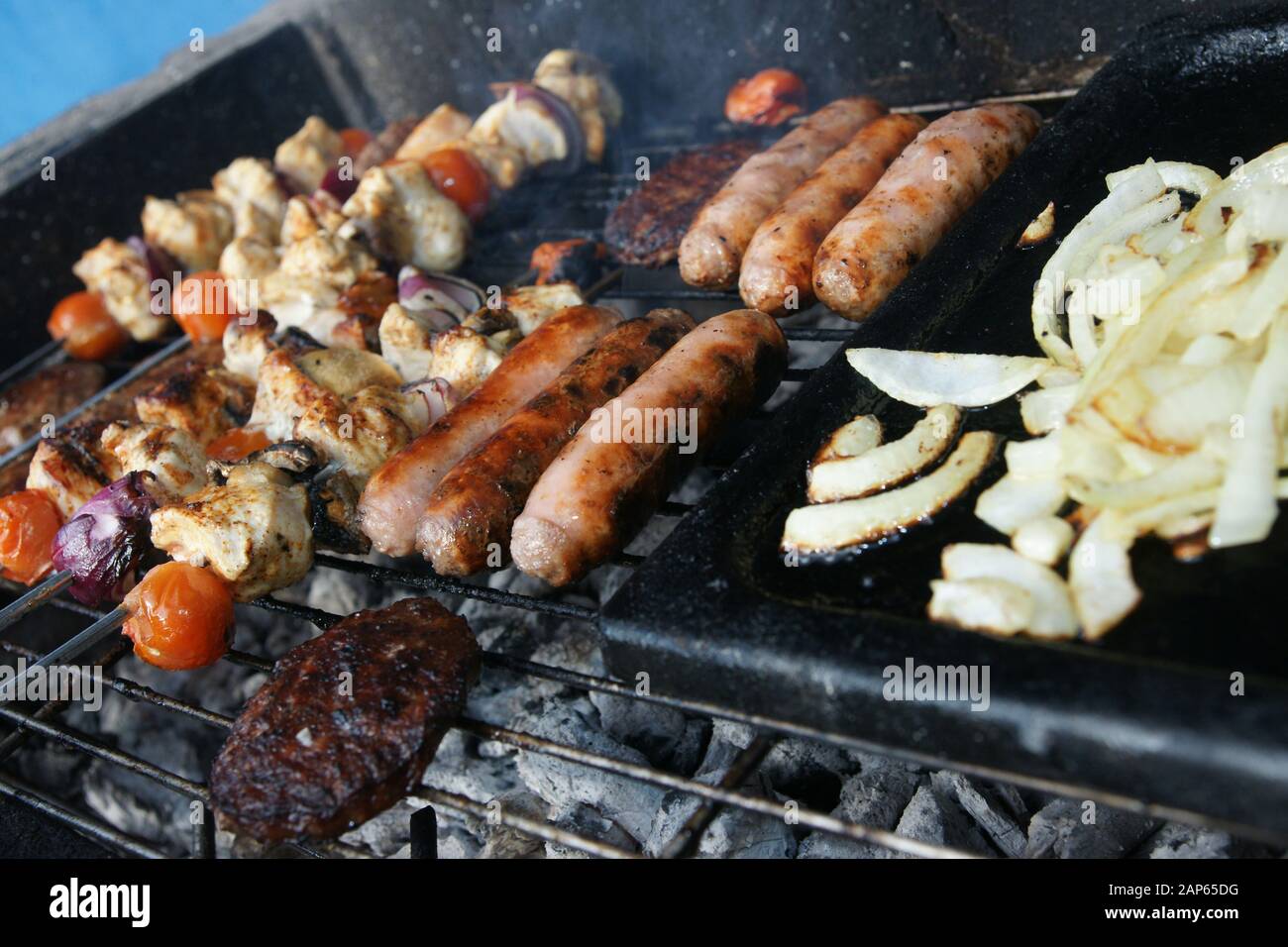 barbeque, barbq, outdoor cooking, Australian Barbecue Stock Photo Alamy